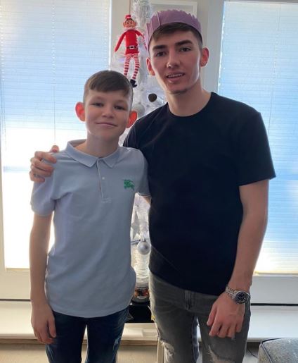 Carrie Gilmour sons Harvey and Billy Gilmour
